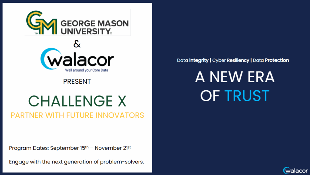 Walacor Sponsors GMU Challenge+X Hackathon
