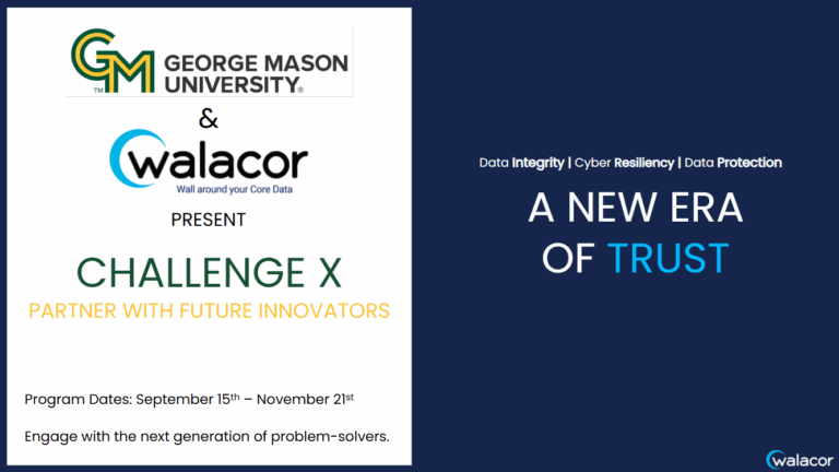 Walacor Sponsors GMU Challenge+X Hackathon