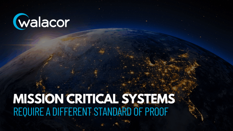 Walacor for Mission Critical Systems
